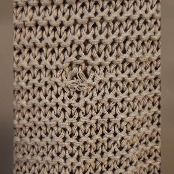 We The Free Textured Knit Linen Crew Sweater‎ in Light Gray Size Small - Picture 10 of 10